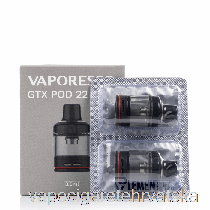 Vape Hrvatska Vaporesso Gtx Pod 22 & 26 Replacement Pods 3.5ml Gtx 22 Pods